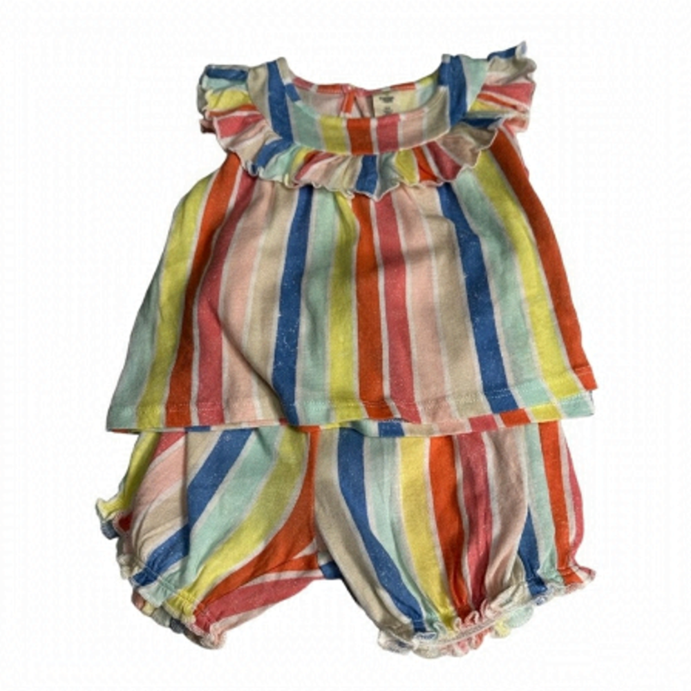 Tucker + Tate Ruffle Shirt and Shorts set Size 3 Months
